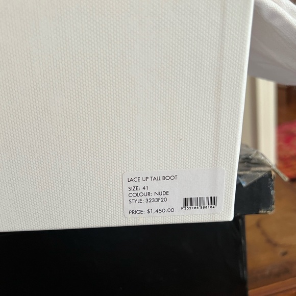 Zimmermann pink velvet boots worn once - Picture 7 of 11